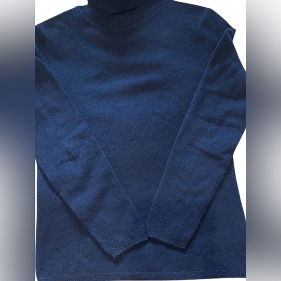 Cashmere Charter Club Luxury Turtleneck Sweater Size Medium Petite - Picture 6 of 10